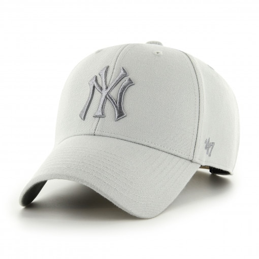 47 BRAND Czapka z daszkiem uniseks 47 Brand New York Yankees Ballpark Snapback  szara Szary