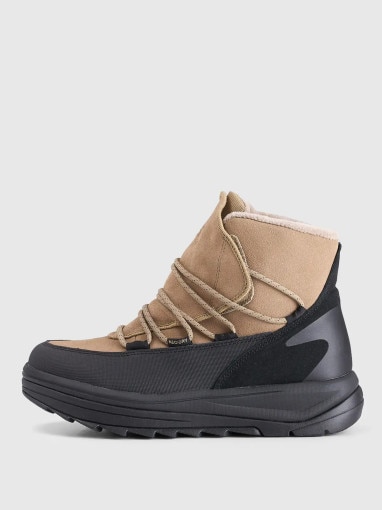  4F Damskie buty zimowe śniegowce SNOWDROP 4F 4FRAW25FSBSF042  beżowe Beżowy