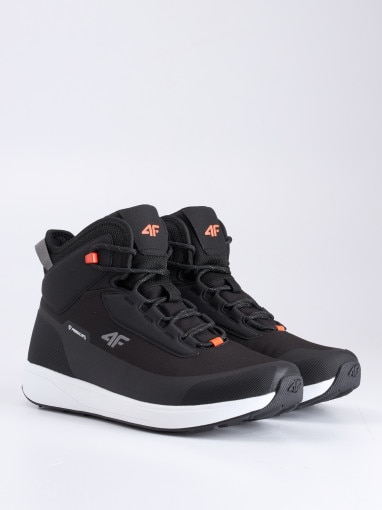 Męskie buty zimowe śniegowce 4F 4FRAW25FWINM064 - czarne