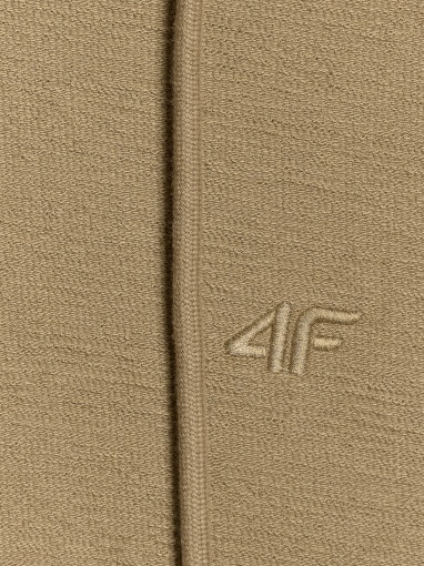 Damska bluza nierozpinana z kapturem 4F 4FRAW25TSWSF2544 - brązowa
