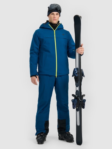 Męska kurtka narciarska 4F 4FRAW25TTJAM1080 - granatowa