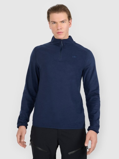 4F Męska bielizna termiczna (góra) 4F 4FRAW25UFLEM082  granatowa Granatowy