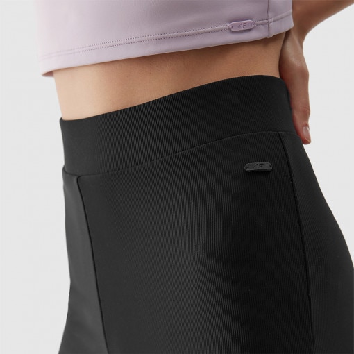 Damskie spodnie do jogi 4F 4FRSS24TFTRF0812 - czarne