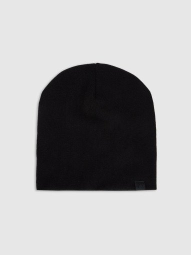  4F Czapka beanie uniseks 4F 4FWAW25ACAPU675  czarna Czarny