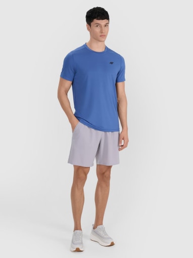  4F Męskie spodenki treningowe 4F 4FWAW25TFSHM1040  szare Szary