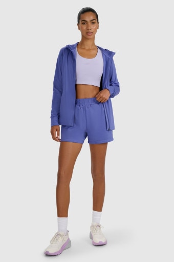 Damska bluza treningowa 4F 4FWAW25TFSWF585 - granatowa