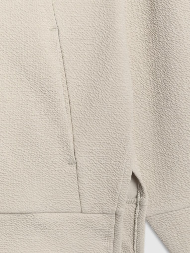 Damska bluza do jogi i pilatesu 4F 4FWAW25TFSWF589 - beżowa