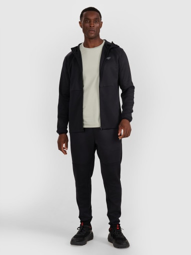 Męska bluza treningowa 4F 4FWAW25TFSWM560 - czarna