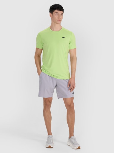 Męska koszulka treningowa 4F 4FWAW25TFTSM1521 - zielona