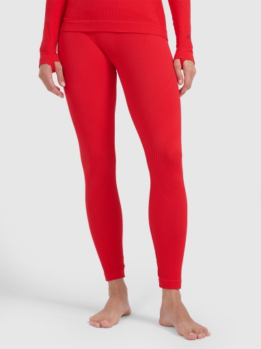 Damska bielizna termoaktywna (dół) 4F 4FWAW25USEAF206 - czerwona