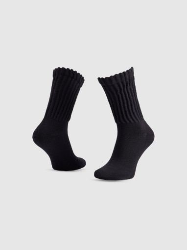 Damskie skarpetki za kostkę (3-pack) 4F 4FWAW25USOCF430 - czarne