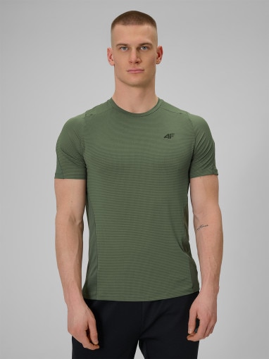 Obrazek dla: 4F Męska koszulka treningowa 4F 4FWSS26TFTSM1775  khaki  Khaki