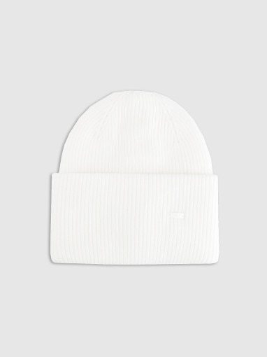 Czapka beanie uniseks 4F 4FRAW25ACAPU0721 - biała
