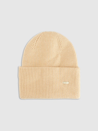  4F Czapka beanie uniseks 4F 4FRAW25ACAPU0721  beżowa Beżowy