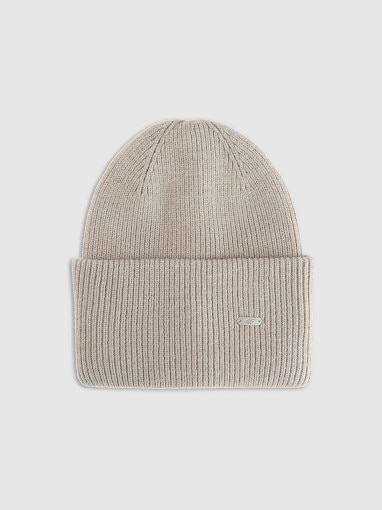 4F Czapka beanie uniseks 4F 4FRAW25ACAPU0721  szara Szary