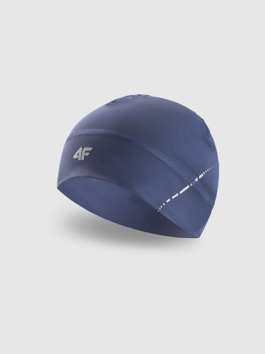  4F Czapka do biegania uniseks 4F 4FWAW25AFCAU117  granatowa Granatowy