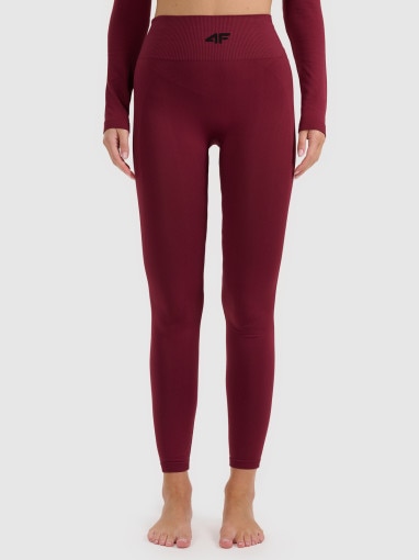 Damska bielizna termoaktywna (dół) 4F 4FWAW25USEAF221 - czerwona