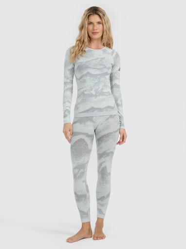 Damska bielizna termoaktywna (góra) 4F 4FWAW25USEAF208 - szara