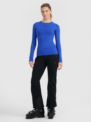 Damska bielizna termoaktywna (góra) 4F 4FWAW25USEAF220 - niebieska