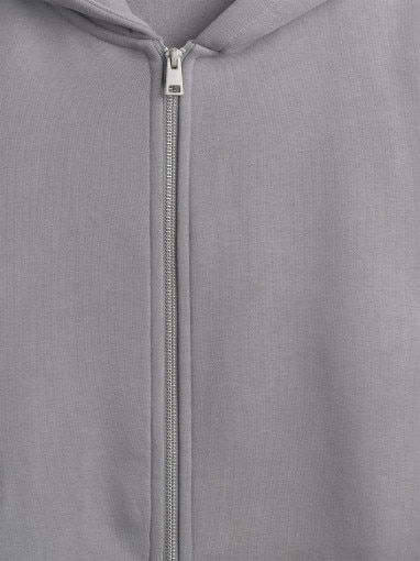 Damska bluza dresowa rozpinana z kapturem 4F 4FRSS26TSWSF2780 - szara