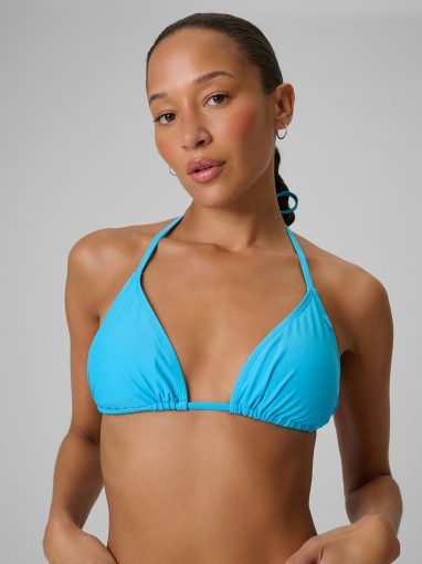 Damska góra od bikini 4F 4FWSS26UBKTF085 - niebieska