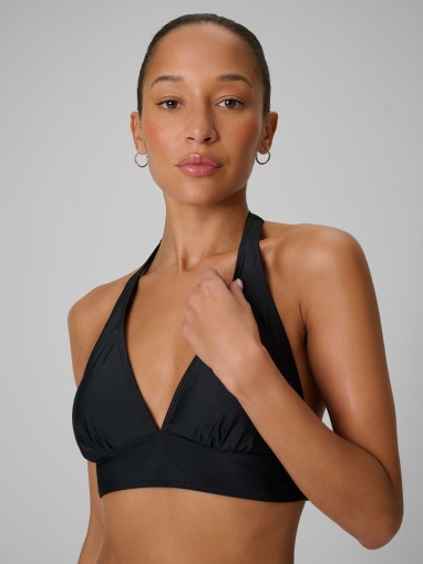 Damska góra od bikini 4F 4FWSS26UBKTF088 - czarna