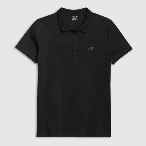 Damska koszulka polo 4F 4FWMM00TPTSF365 - czarna