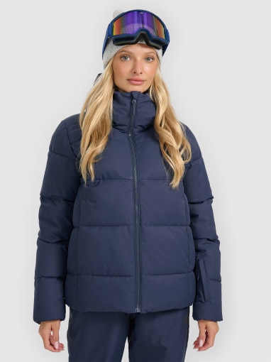  4F Damska kurtka narciarska 4F 4FWAW25TTJAF0955  granatowa Granatowy