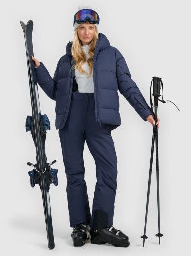 Damska kurtka narciarska 4F 4FWAW25TTJAF0955 - granatowa