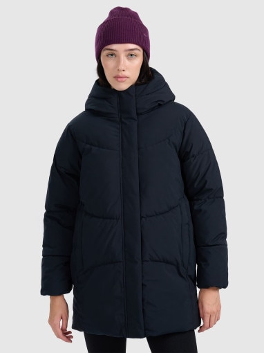  4F Damska kurtka puchowa 4F 4FRAW25TDJAF0799  czarna Czarny