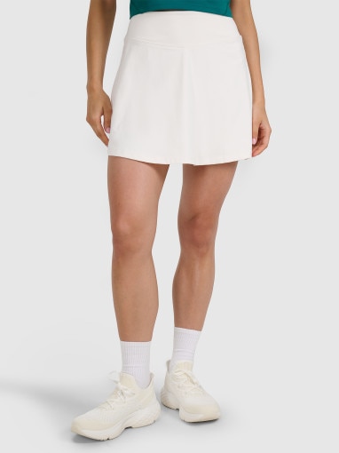 Damska spódnica tenisowa 4F 4FRAW25TFSKF021 - biała