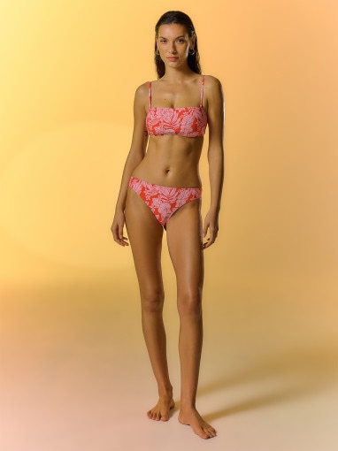 Obrazek dla: 4F Damski dół od bikini 4F 4FRSS26UBKBF109 czerwonobiały Czerwony