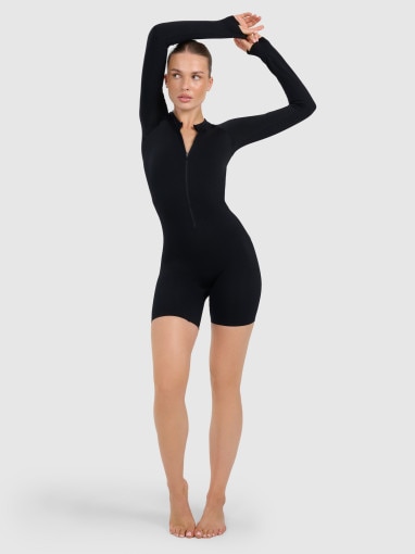 Damski kombinezon do jogi i pilatesu 4F 4FRAW25TJUMF063 - czarny
