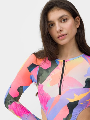 Damski kostium kąpielowy jednoczęściowy 4F 4FRSS23USWSF032 - multikolor