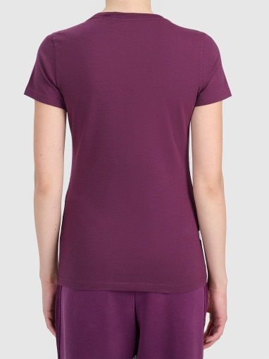Damski t-shirt basic 4F 4FWSS26TTSHF2771 - fioletowy