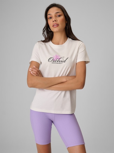 Obrazek dla: 4F Damski tshirt z nadrukiem 4F 4FRSS26TTSHF4028  biały Biały