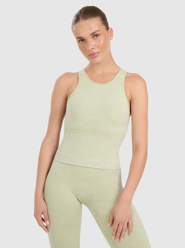  4F Damski top do jogi i pilatesu 4f 4FWAW25TFSLF578  zielony Zielony