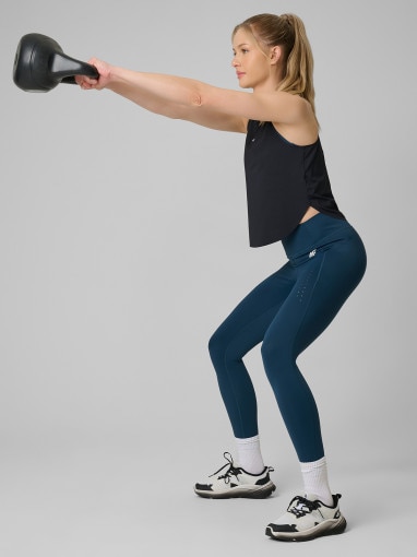 Damski top treningowy 4F 4FRSS26TFSLF1103 - czarny