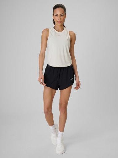 Damski top treningowy 4F 4FRSS26TFSLF1174 - biały