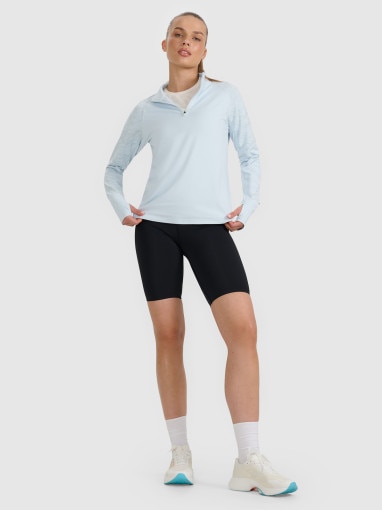  4F Damskie kolarki do biegania 4F 4FWAW25TFSTF048  czarne Czarny