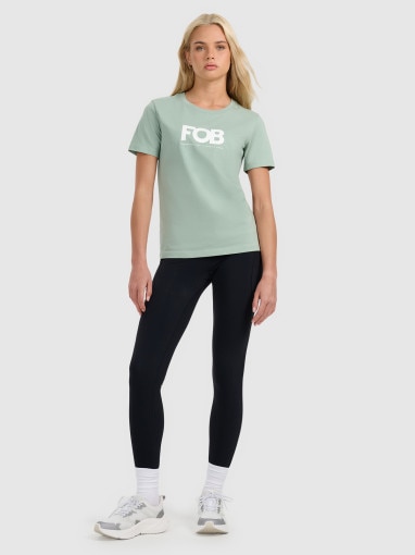  4F Damskie legginsy 4F 4FRAW25TTIGF297  czarne Czarny