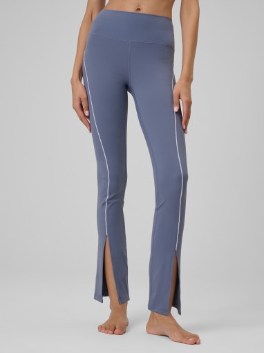 Damskie legginsy do jogi 4F 4FRSS26TFTIF495 - denim
