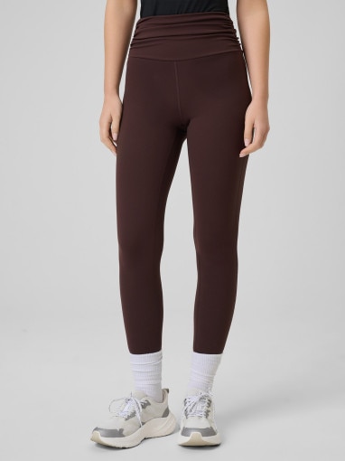 Damskie legginsy dzianinowe 4F 4FRSS26TTIGF324 - brązowe