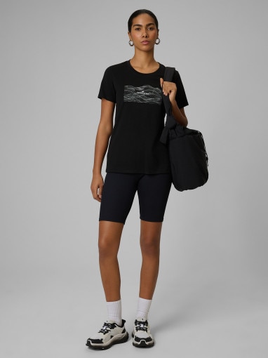  4F Damskie legginsy kolarki dzianinowe 4F 4FWSS26TSTIF017  czarne Czarny