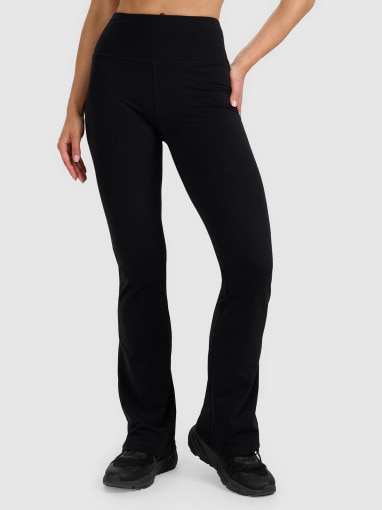 Damskie legginsy ocieplane 4F 4FWAW25TTROF1195 - czarne