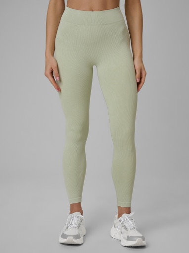 Damskie legginsy treningowe 4F 4FWSS26TFTIF399 - zielone