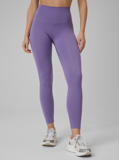 Damskie legginsy treningowe 4F 4FWSS26TFTIF418 - fioletowe