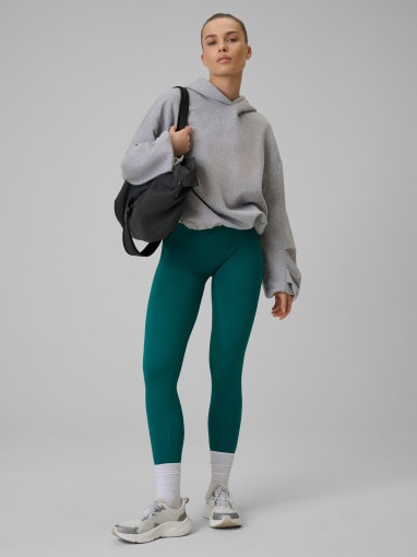  4F Damskie legginsy treningowe 4F 4FWSS26TFTIF420  turkusowe Turkusowy