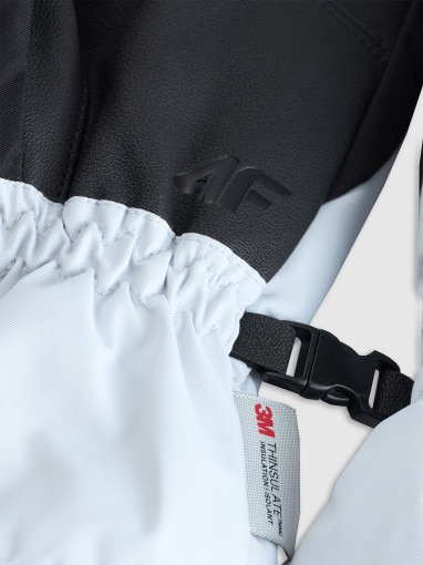 Damskie rękawiczki narciarskie Thinsulate membrana 5000 4F 4FRAW25AFGLF222 - szare