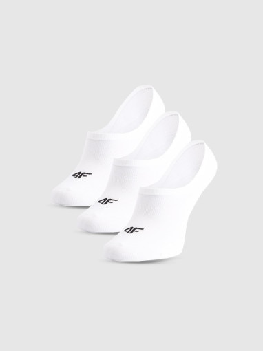  4F Damskie skarpetki niskie (5pak) 4F 4FWMM00USOCF475  białe Biały